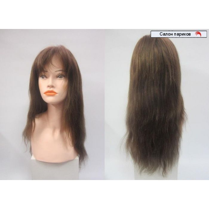 парик из натуральных волос 100106 Mono (цвет темно-русый)