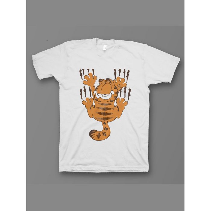 Мужская футболка с прикольным принтом "Garfield"