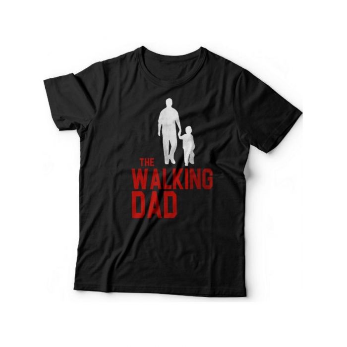 Мужская футболка с прикольным принтом "The walking dad(1)"