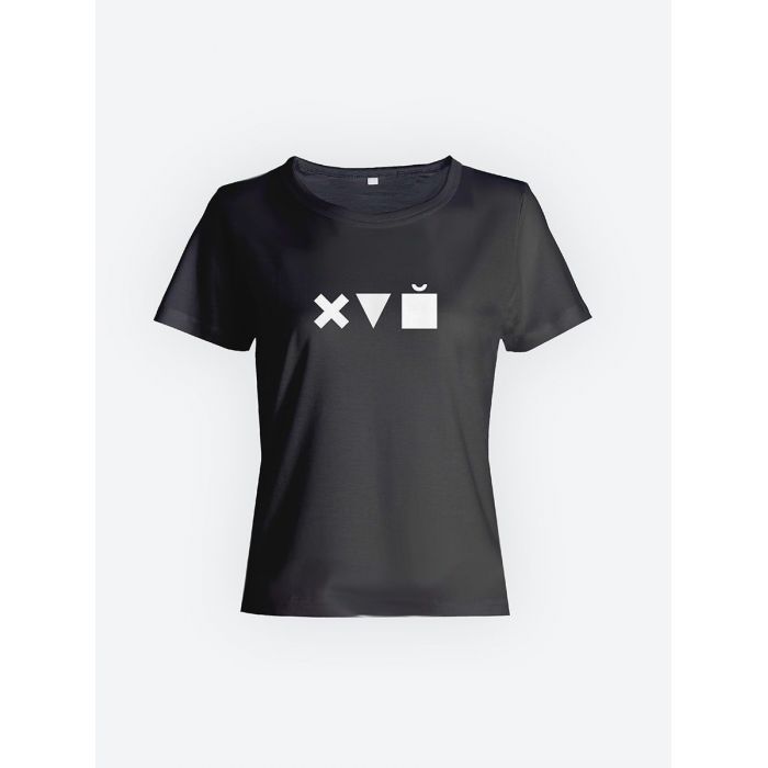 Смешная женская футболка с принтом ХVЙ / Необычный оригинальный подарок на день рождения