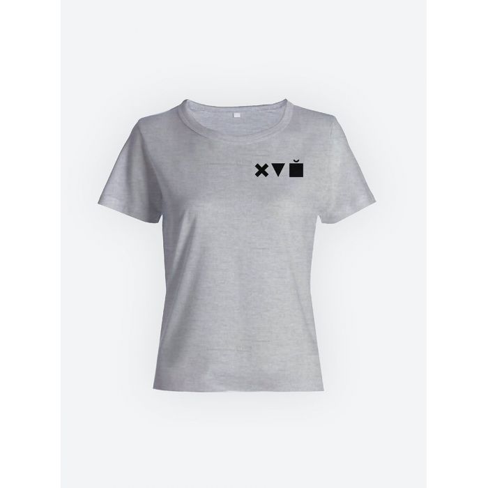 Смешная женская футболка с принтом хvй  / Необычный оригинальный подарок на день рождения