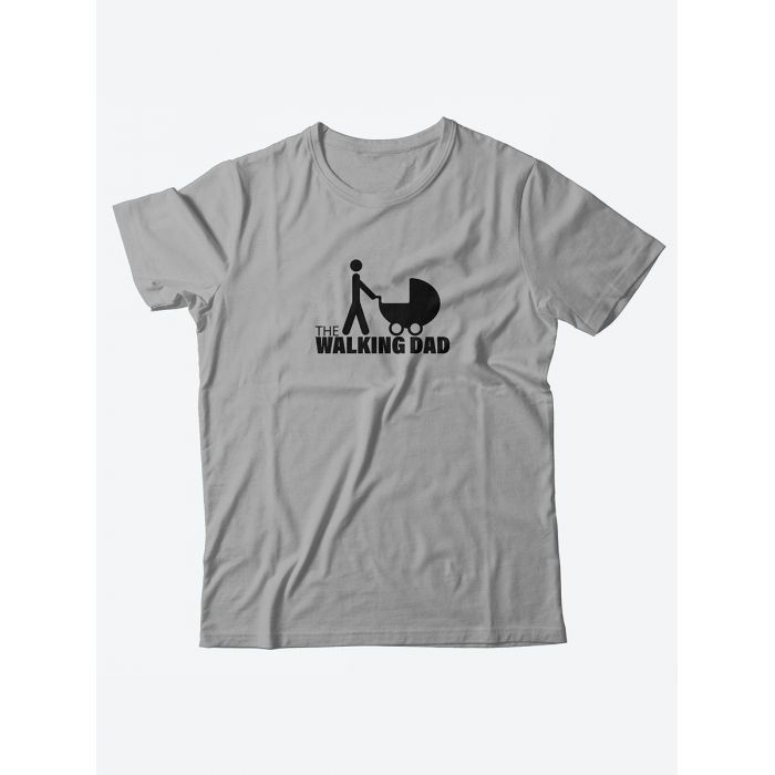 Прикольные надписи на футболках для мужчин / Оригинальные футболки с принтом  The walking dad