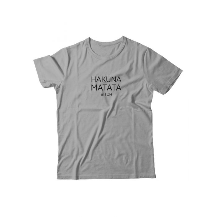 Мужская футболка с прикольной надписью "Hakuna"/Оригинальная, модная и смешная с принтом