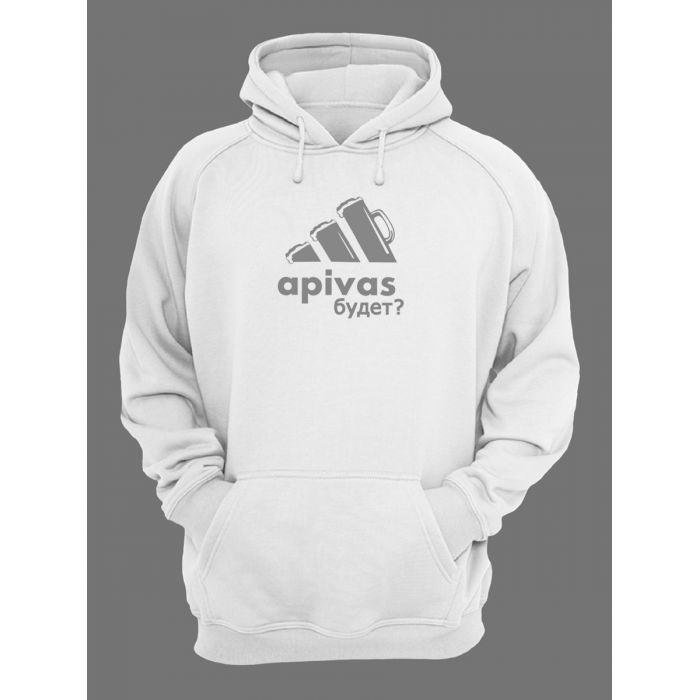 Худи женское оверсайз с принтом apivas