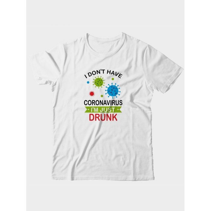 Стильные футболки для мужчин с надписью Coronavirus | Футболка мужская с прикольным рисунком