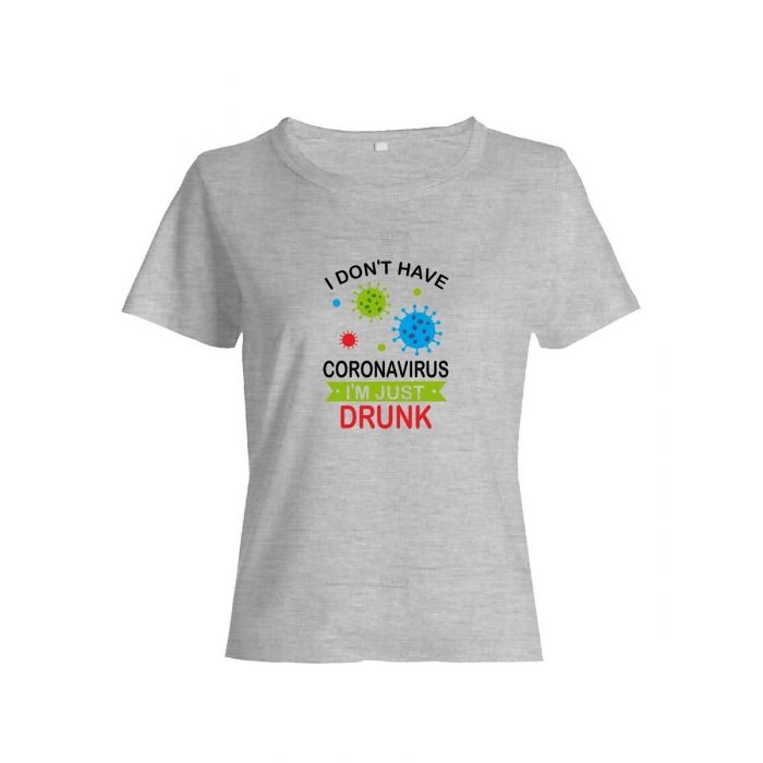 Стильные футболки для женщин с надписью Coronavirus | Футболка женская с прикольным рисунком