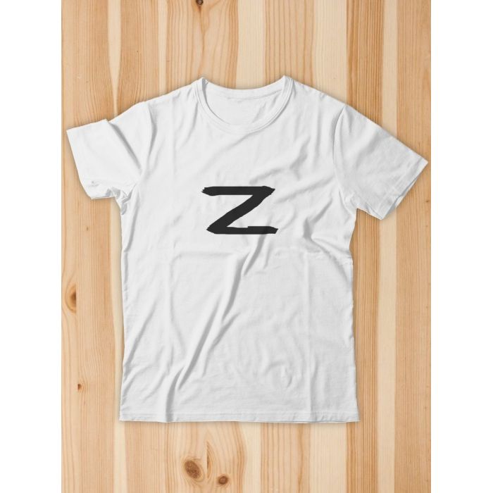 Мужская футболка с буквой Z / Футболка с принтом Z для мужчин